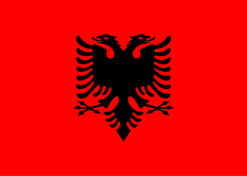 Bandera de Albania