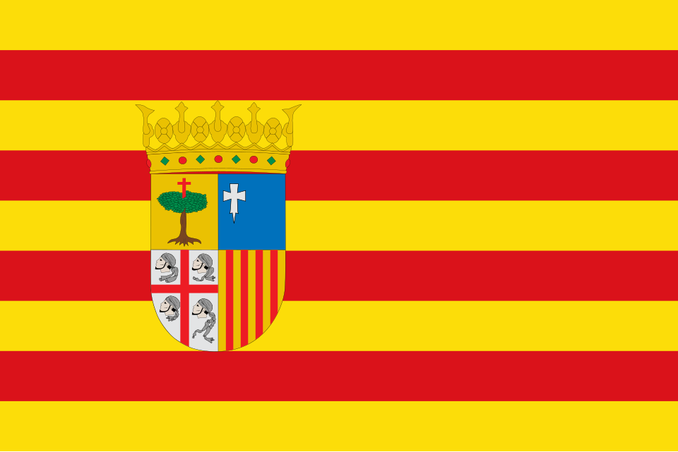 Estandarte vertical de Aragón