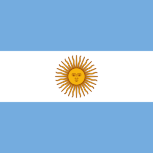 Banderines de cuerda de Argentina