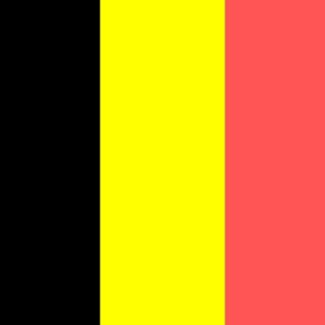 Estandarte vertical de Bélgica