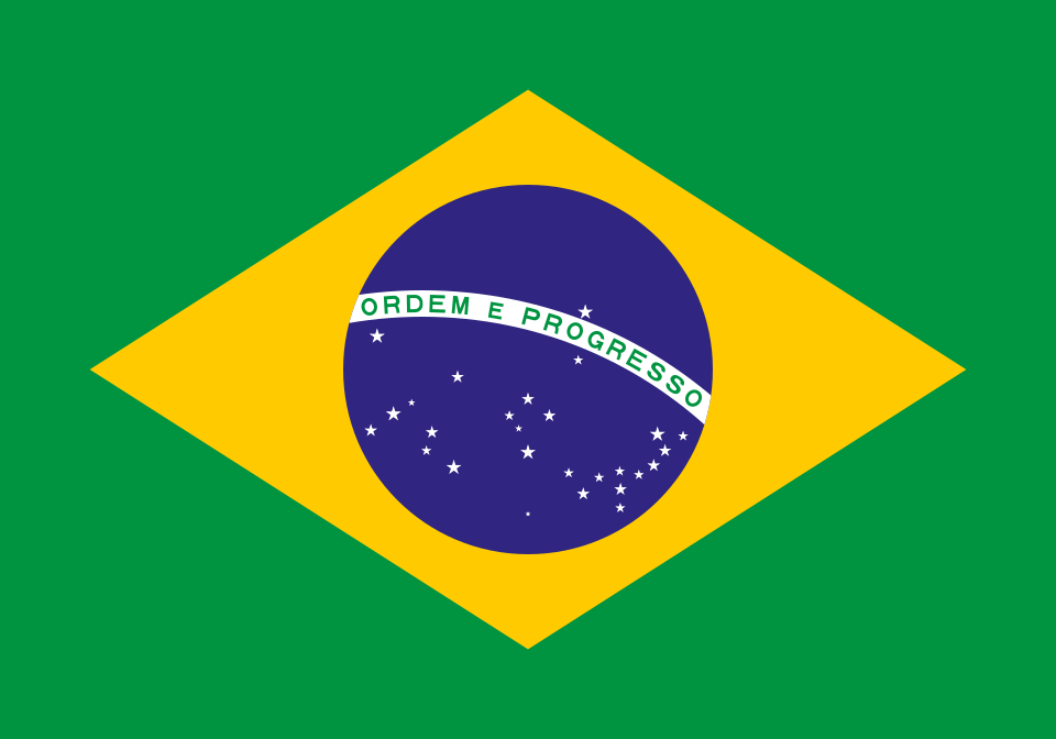 Banderines de cuerda de Brasil