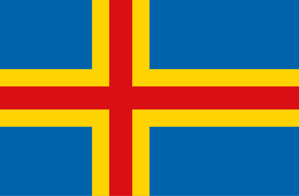 Bandera de Islas Åland