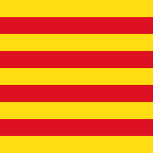 Banderines de cuerda de Cataluña