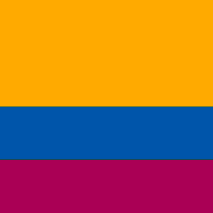 Estandarte vertical de Colombia