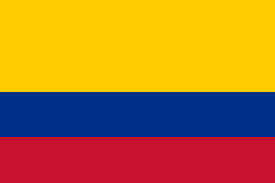 Banderines de cuerda de Colombia