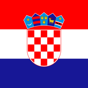 Banderines de cuerda de Croacia