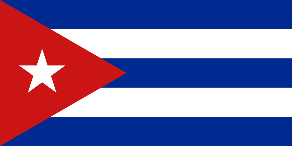 Banderines de cuerda de Cuba