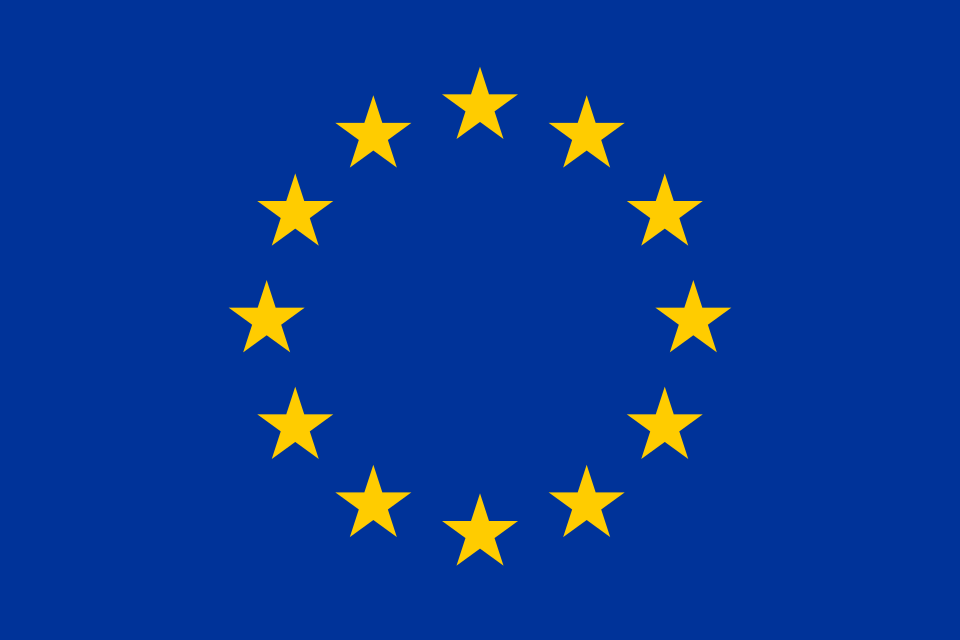 Banderines de cuerda de la Unión Europea