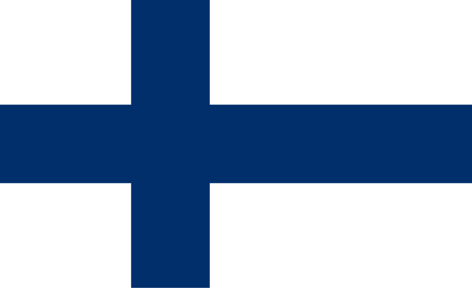 Estandarte vertical de Finlandia