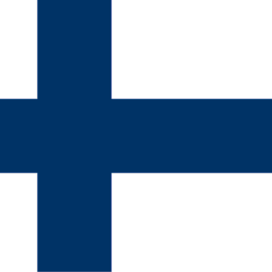 Banderines de cuerda de Finlandia