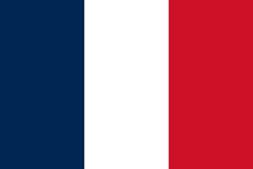 Banderines de cuerda de Francia