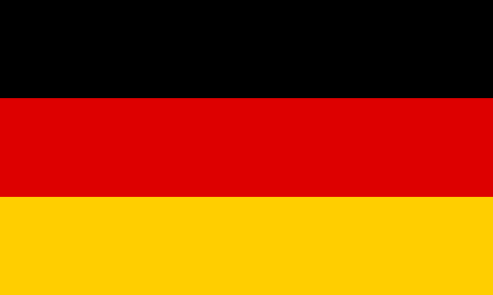 Banderines de cuerda de Alemania