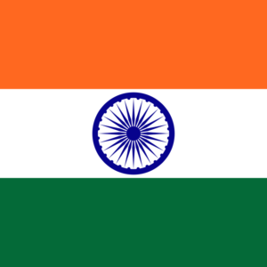 Estandarte vertical de India