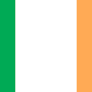 Banderines de cuerda de Irlanda