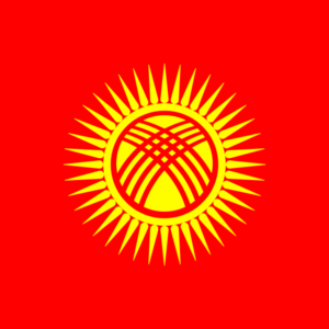 Bandera de Kirguistán
