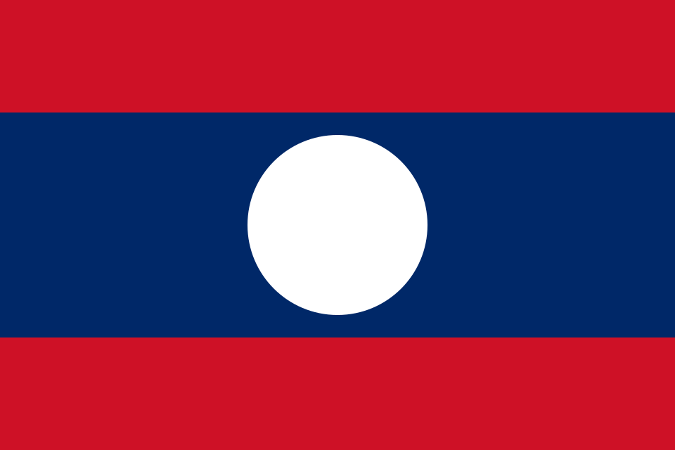 Bandera de Laos