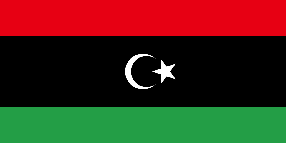 Bandera de Libia