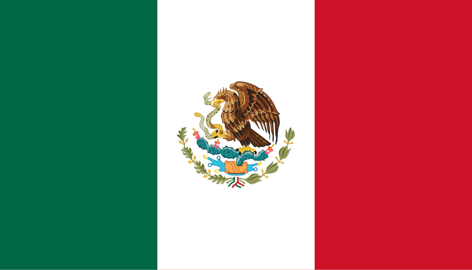 Banderines de cuerda de México