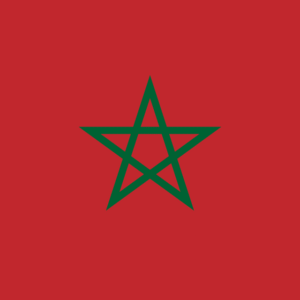 Banderines de cuerda de Marruecos