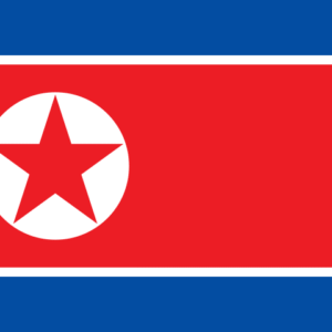 Bandera de Corea del Norte
