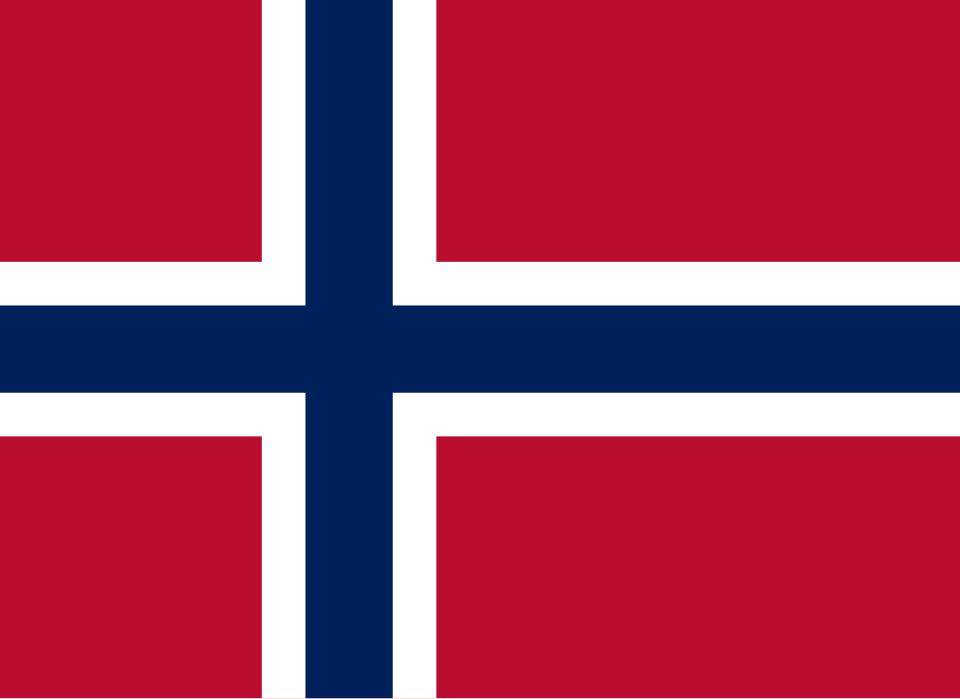 Banderines de cuerda de Noruega