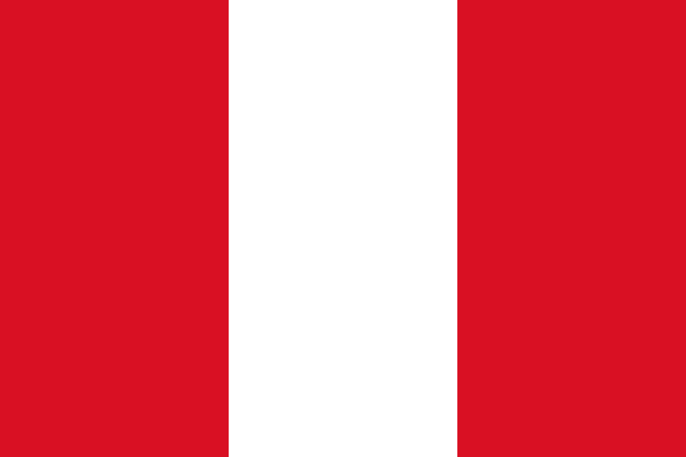 Estandarte vertical de Perú