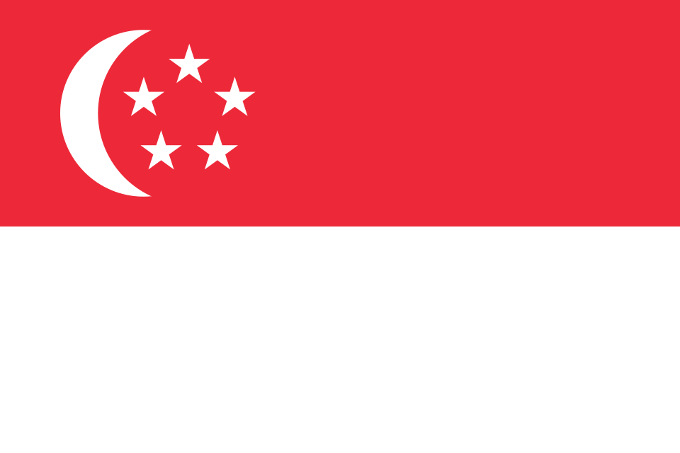 Bandera de Singapur