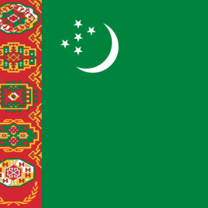 Bandera de Turkmenistán