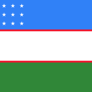 Bandera de Uzbekistán