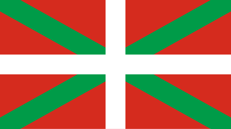 Estandarte vertical de País Vasco