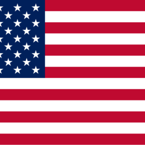 Estandarte vertical de Estados Unidos